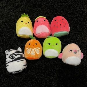 Squishville Fruit Squad Plus Zebra and Flamingo